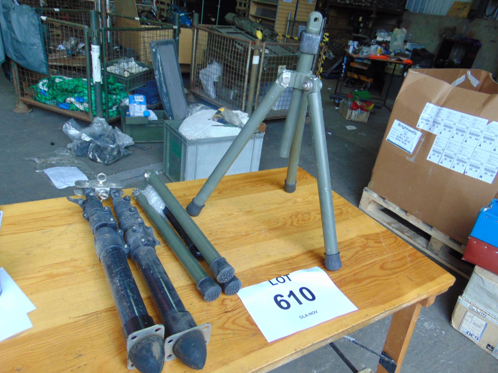 3 x Unissued British Army Adjustable Tripods