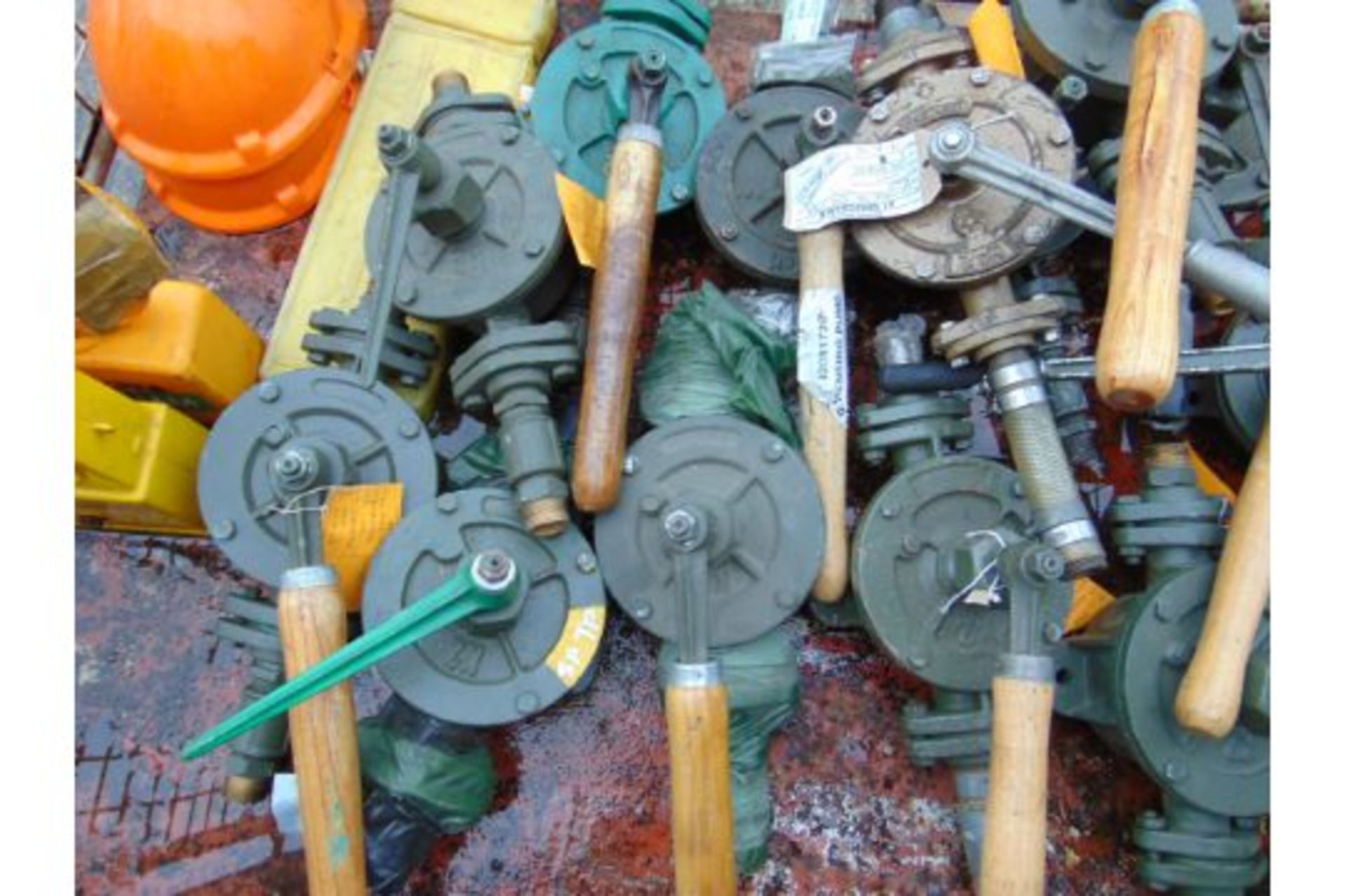 A1 Condition 14x Rotary Pumps, Hard Hats, etc - Image 2 of 4