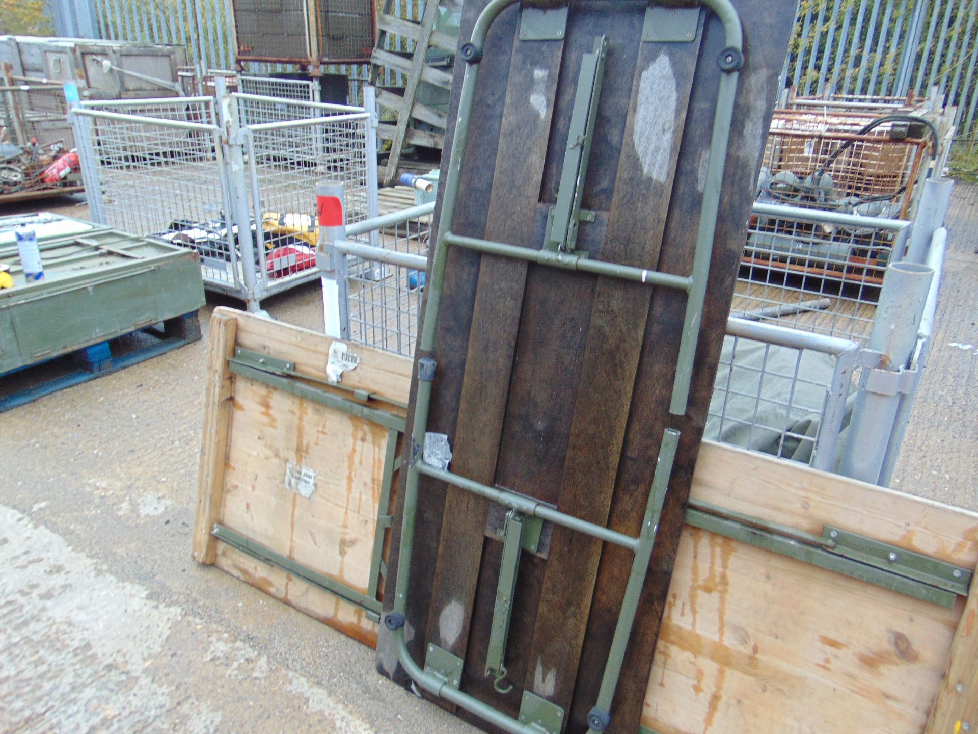 2x Standard British Army Tables - Image 3 of 5