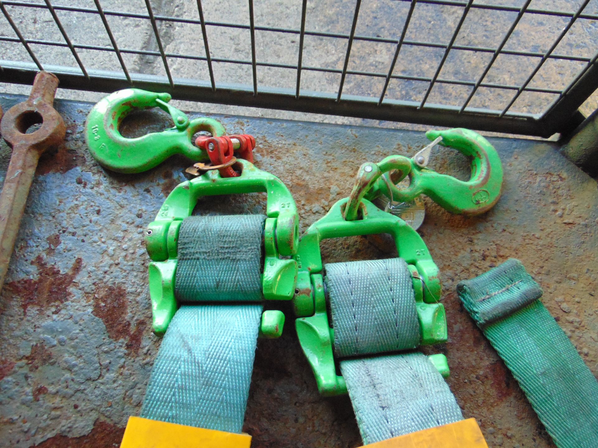 6x Ground Anchor Pins and 2x Heavy Lifting Slings - Image 2 of 6