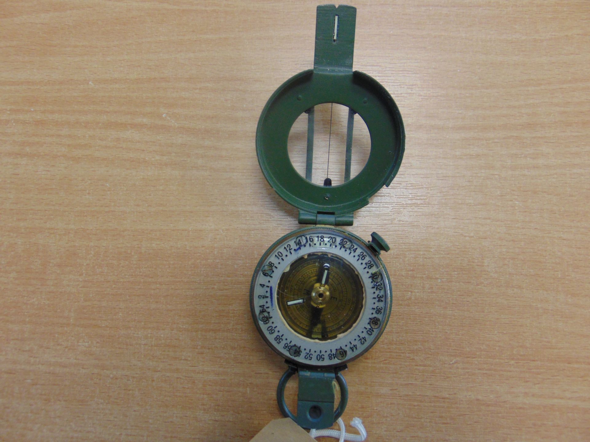 Stanley London British Army Brass Compass in Mils, Nato Marks