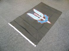 Special Air Service Black Flag - 5ft x 3ft with metal eyelets
