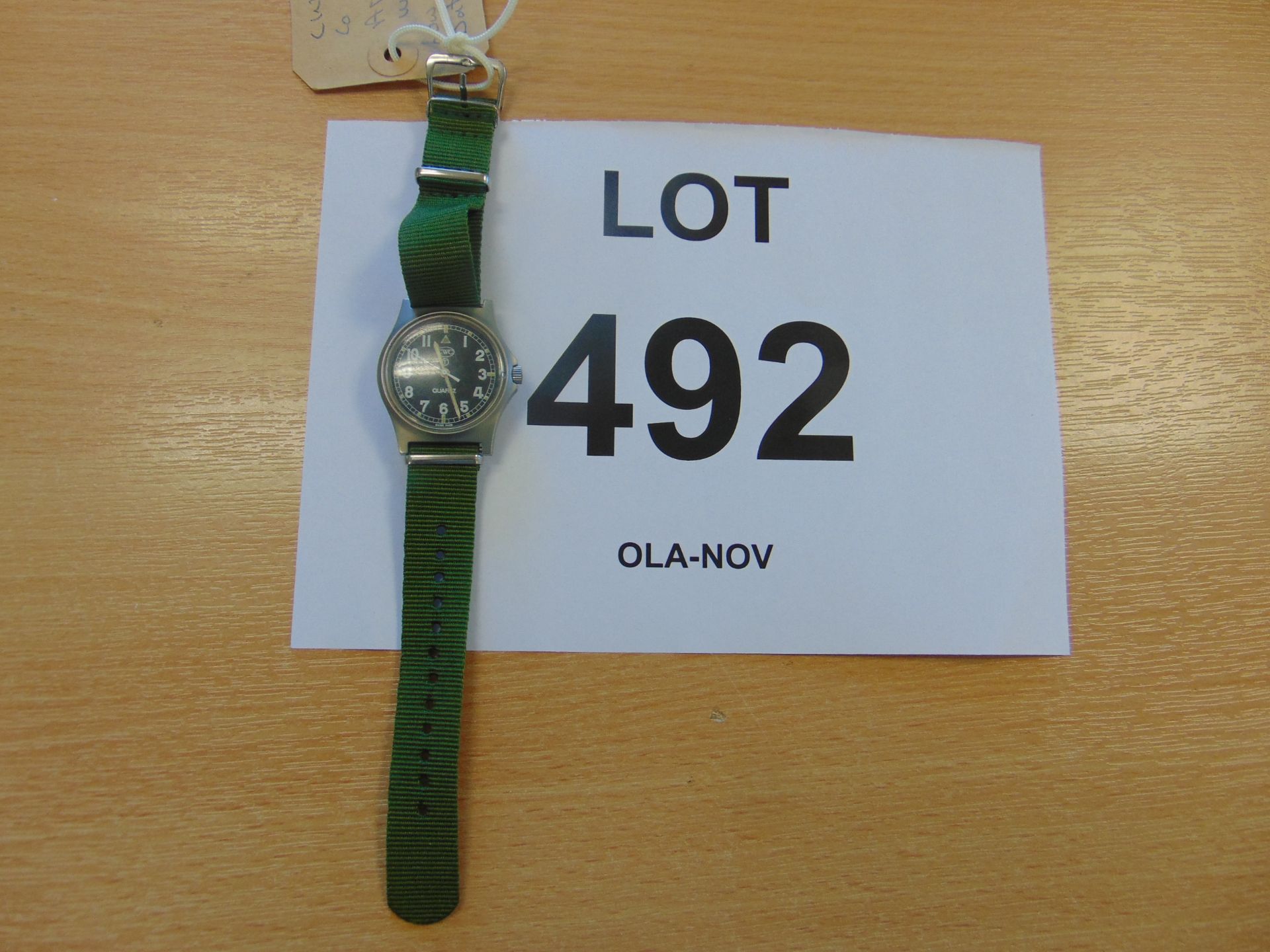CWC (Cabot Watch Co Switzerland) British Army W10 Service Watch Nato Marks, Low Serial No 849