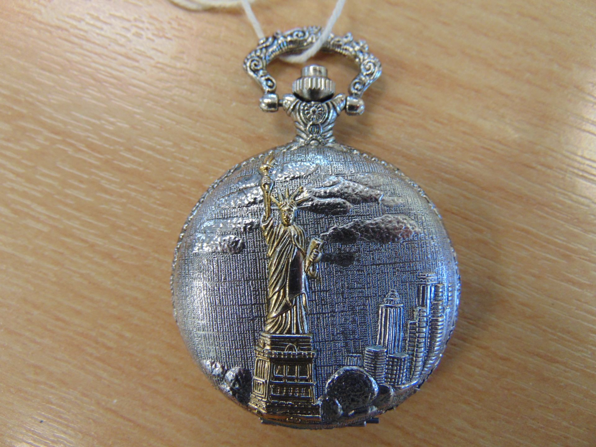 Fred Belay Statue of Liberty Pocket Watch