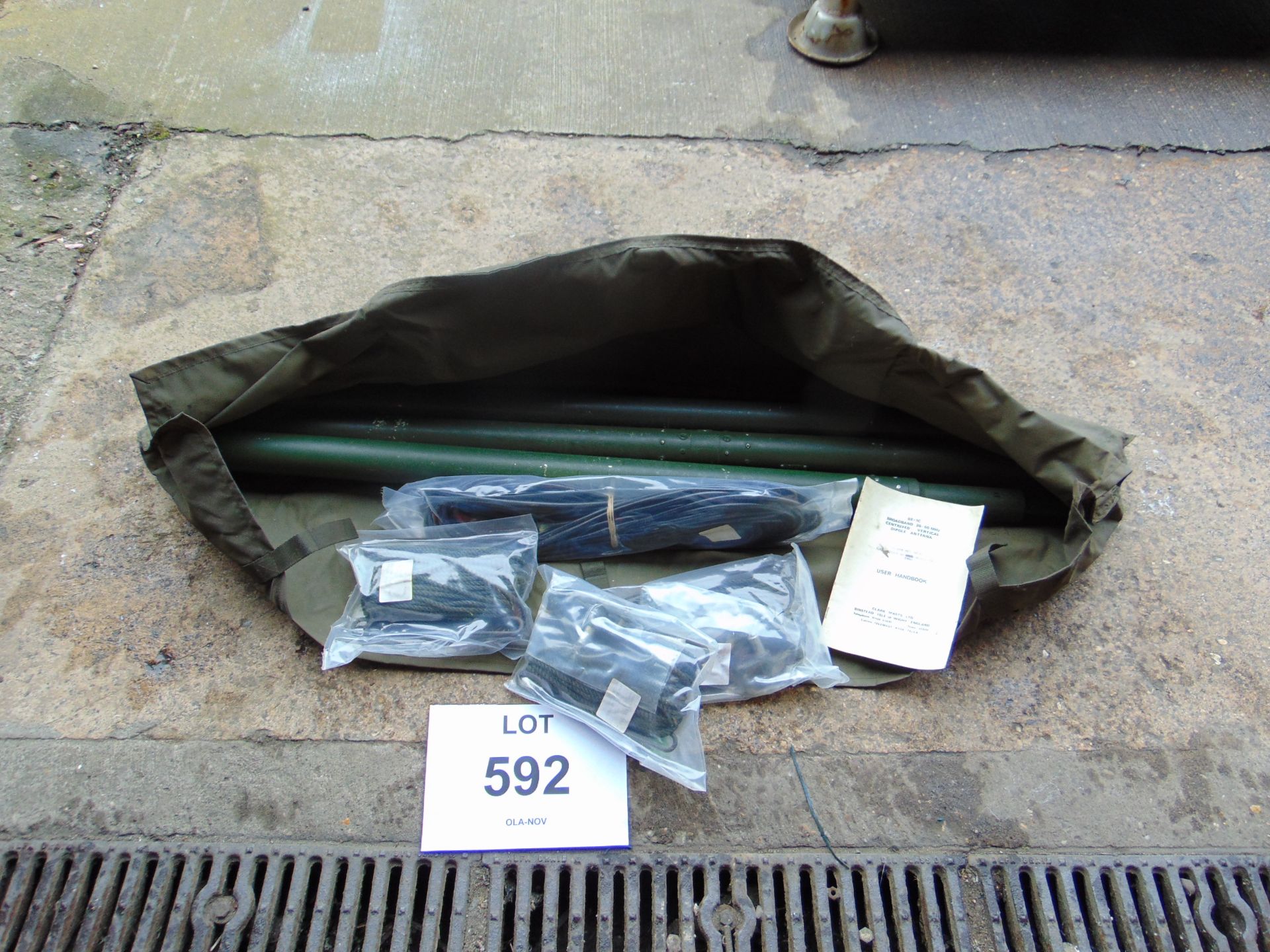 New Unissued Clansman Antenna Kit c/w Instructions in bag