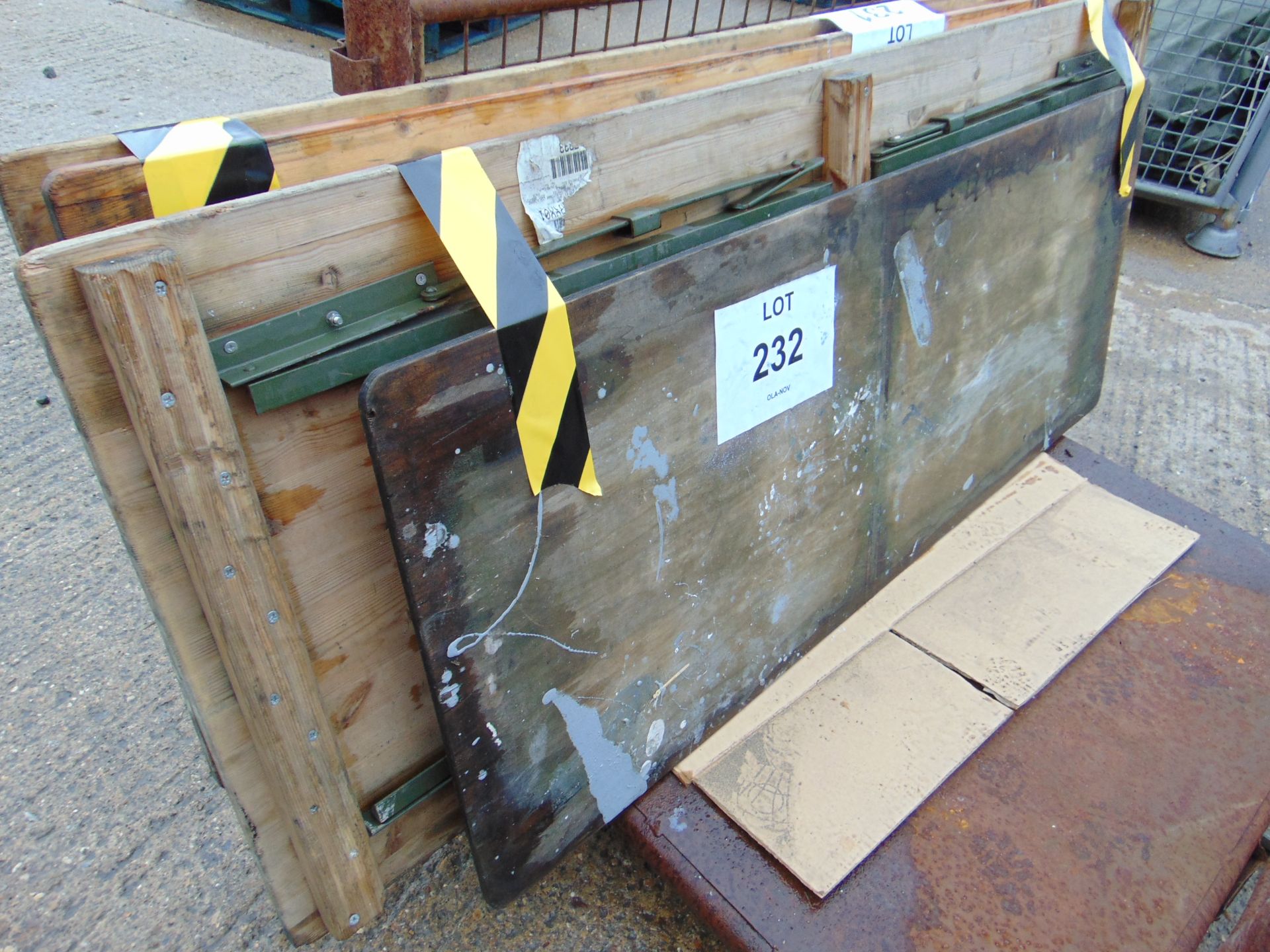 2x Standard British Army Tables - Image 5 of 5