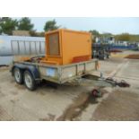 HPU-40 Trailer Mounted 40 ton Pipe Bursting Rig and Hoses