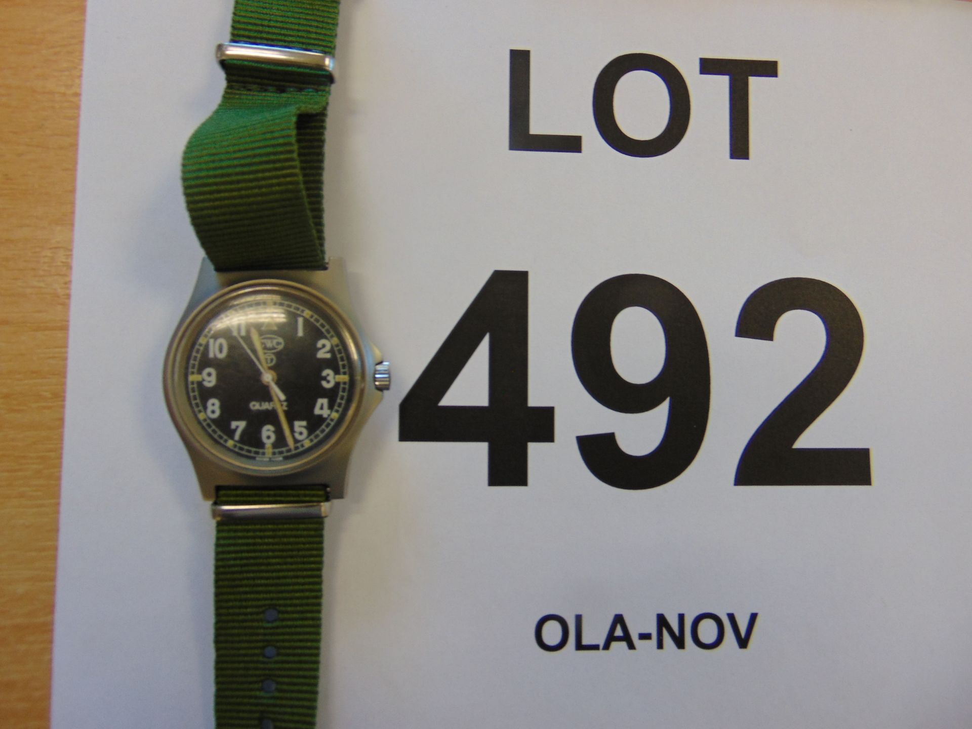 CWC (Cabot Watch Co Switzerland) British Army W10 Service Watch Nato Marks, Low Serial No 849 - Image 5 of 5