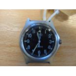 Rare CWC (Cabot Watch Co Switzerland) 0552 Royal Marines/Navy Issue Service Watch Nato Marks