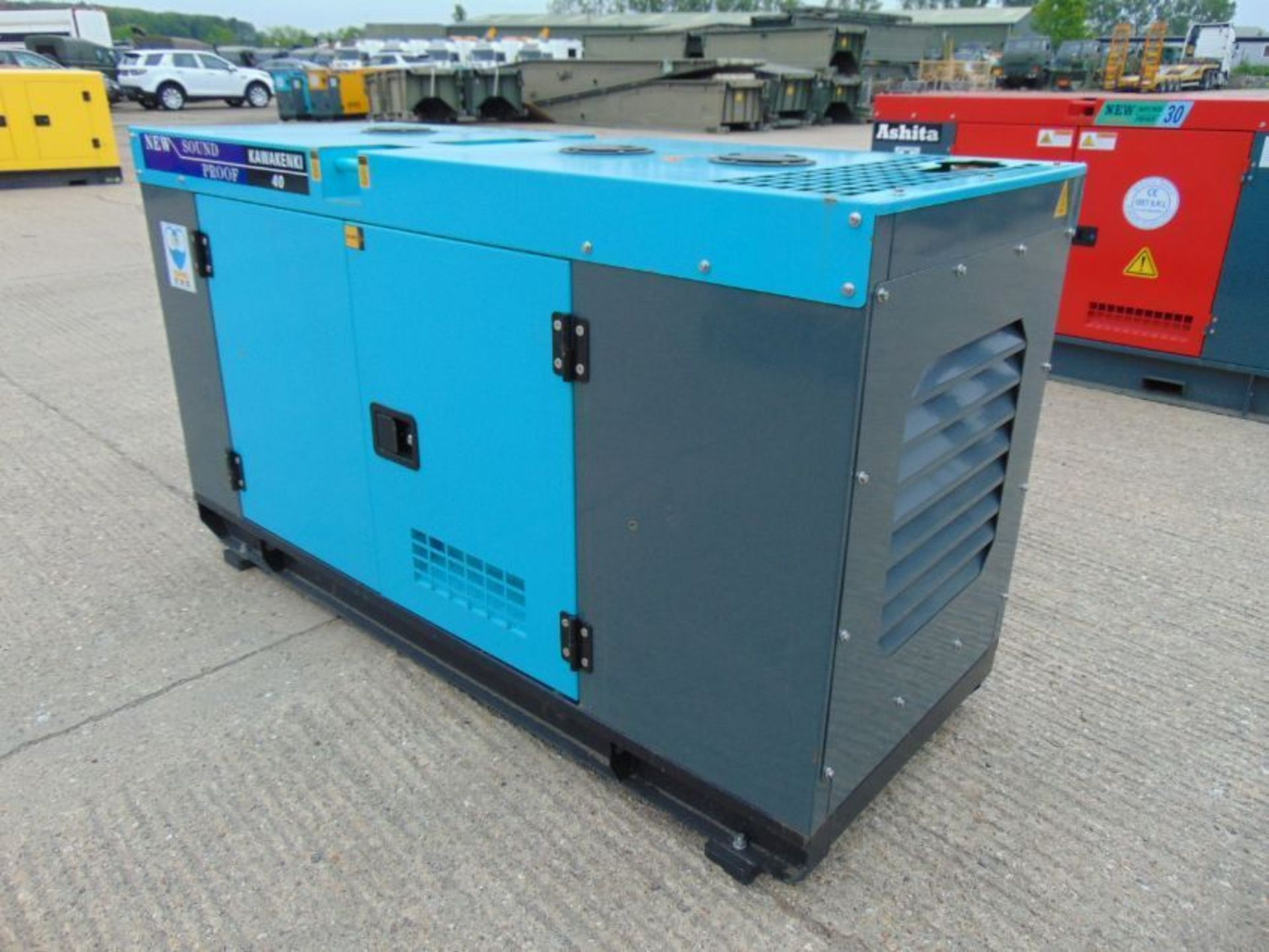 2022 UNISSUED 40 KVA 3 Phase Silent Diesel Generator Set - Image 3 of 16