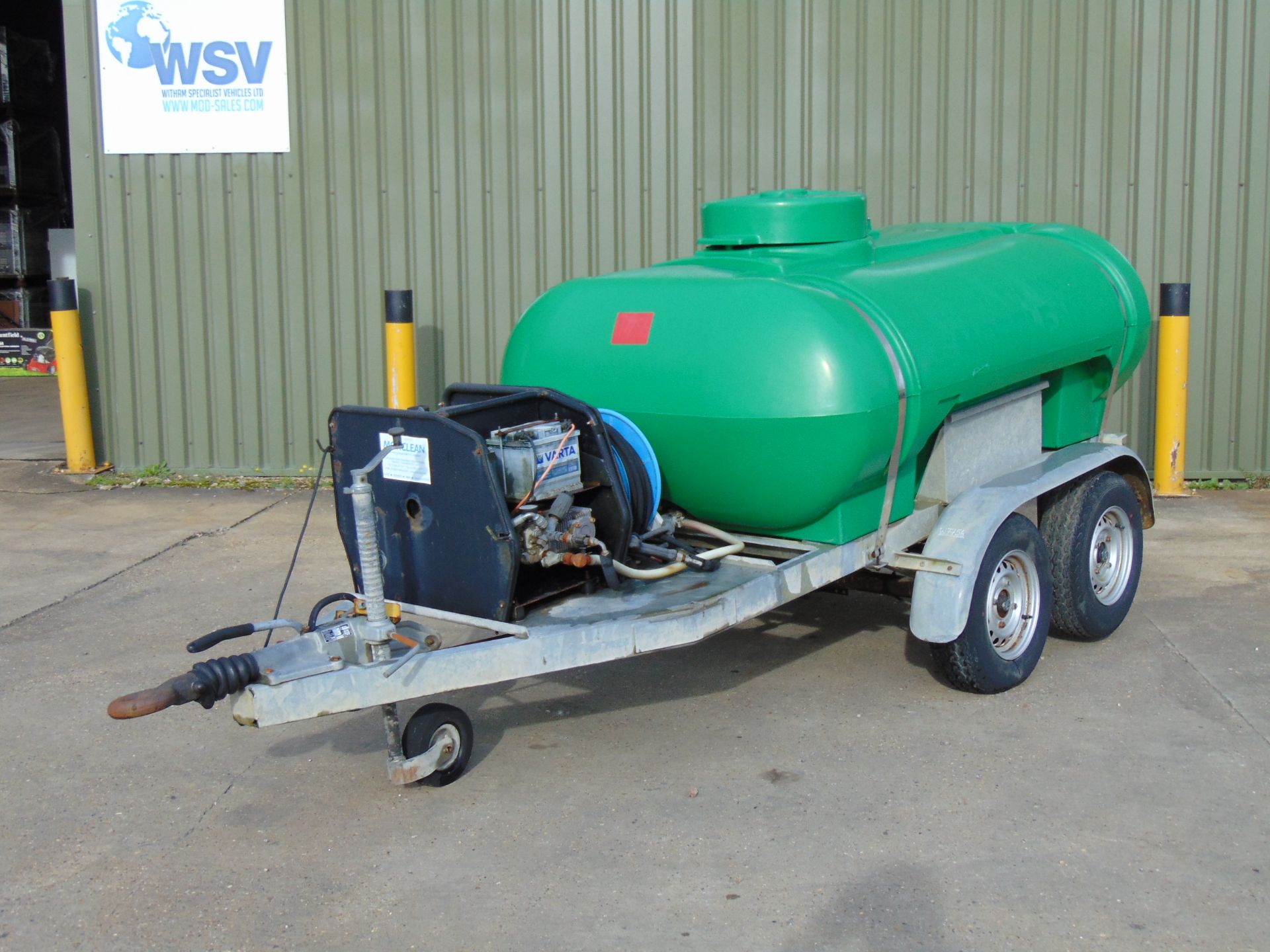 Morclean Trailer Mounted Pressure Washer with 2250 litre Water Tank and Yanmar Diesel Engine