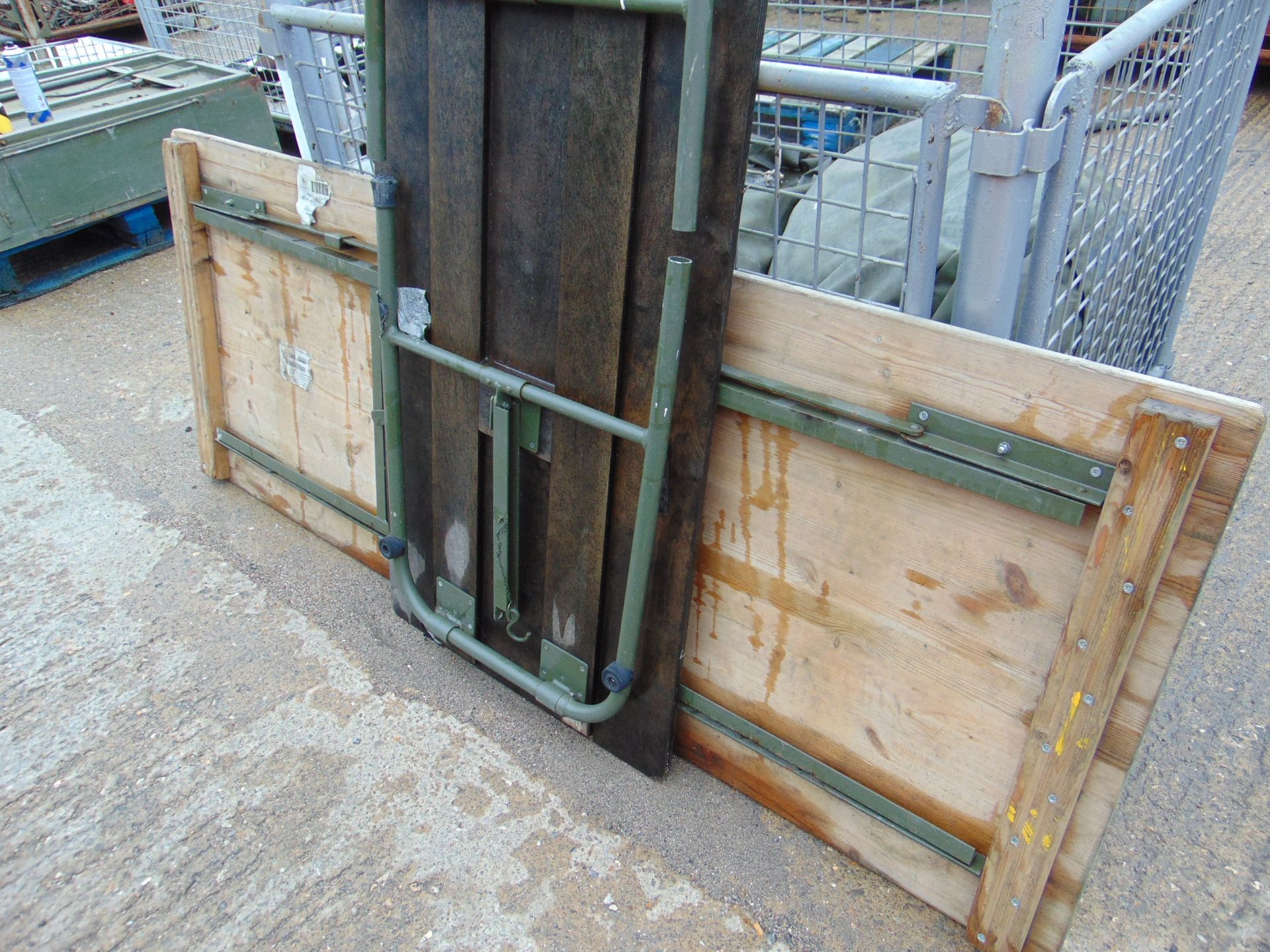 2x Standard British Army Tables - Image 4 of 5