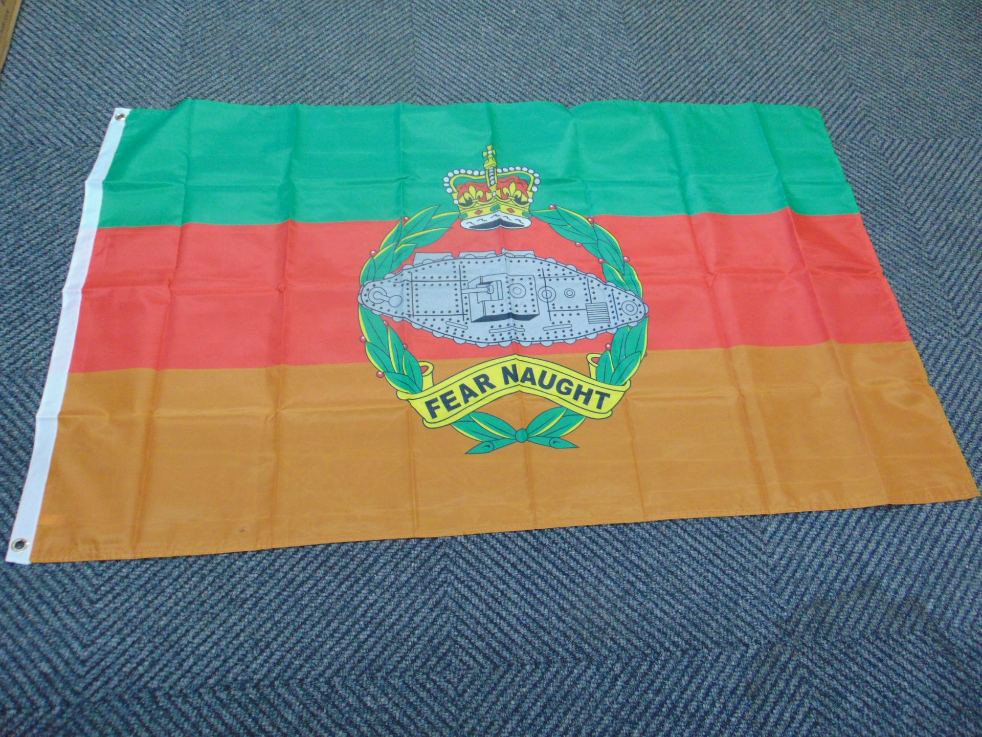 Royal Tank Regiment Flag - 5ft x 3ft with metal eyelets
