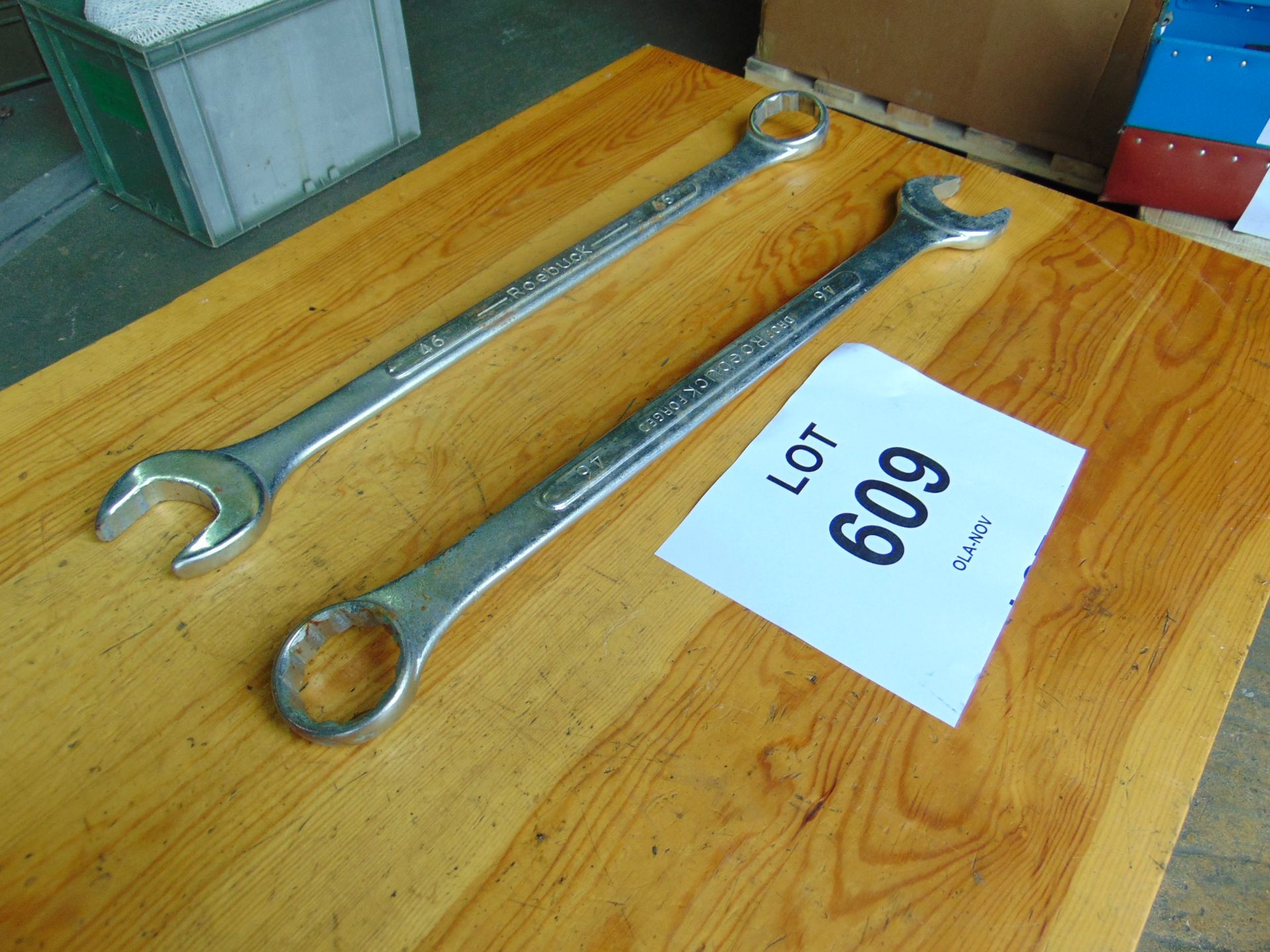 2 x Unissued Roebuck Double Ended 46mm Spanners - Image 3 of 3