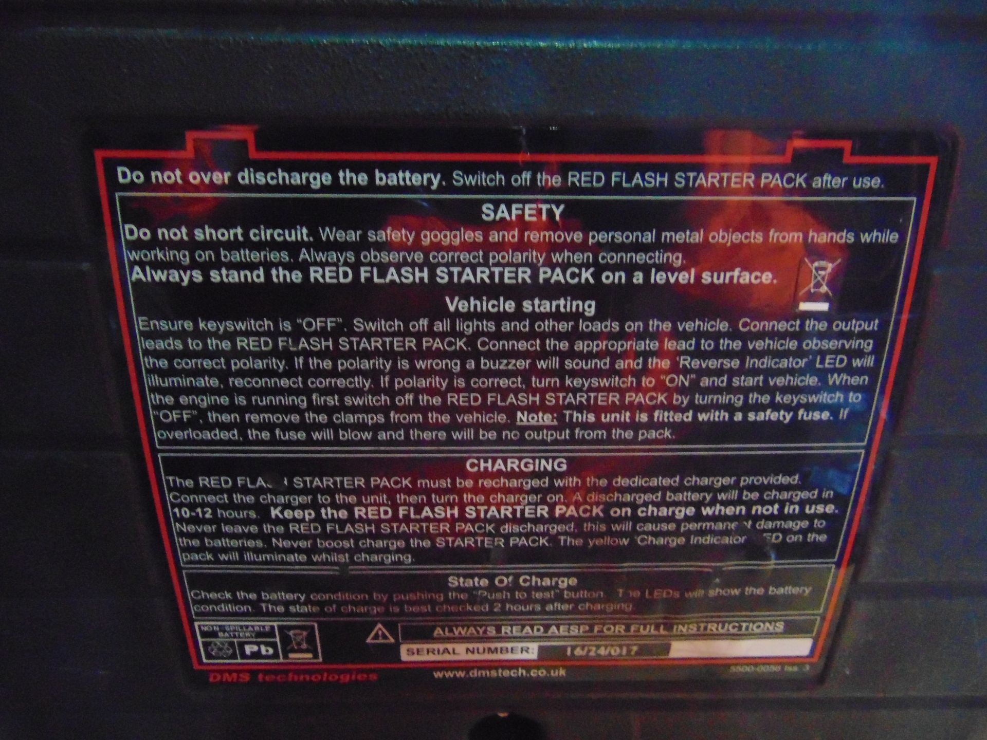 Red Flash 12Volt Starter Pack as Shown - Image 4 of 4