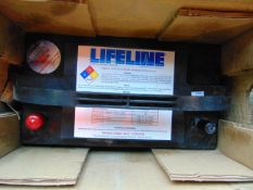 Red Flash Lifeline 12 Volt 100 A/H non Spillable battery Unissued