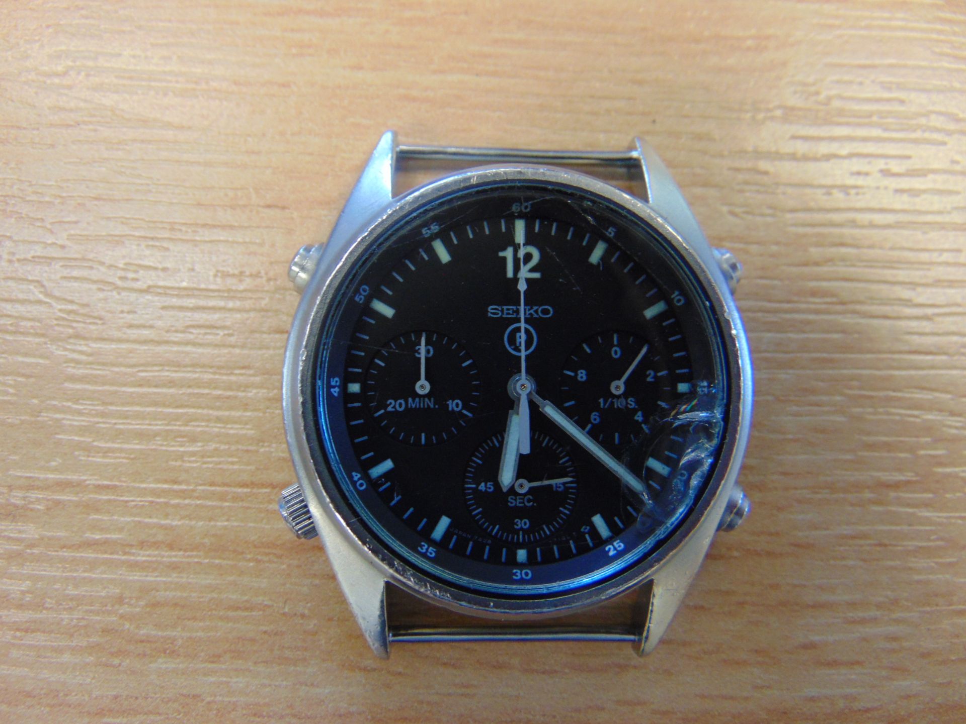 Seiko Gen 1 Pilots Chrono RAF Harrier Force Issue with Nato Marks, Date 1989 - Image 4 of 6