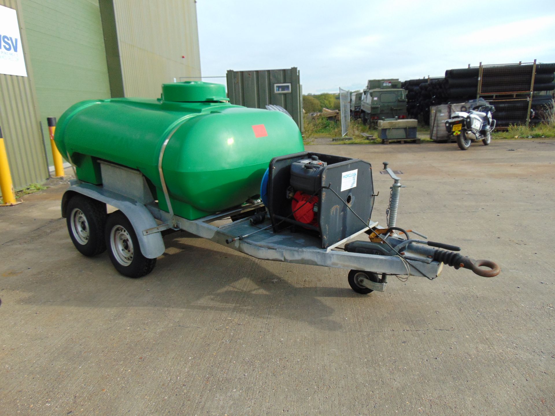 Morclean Trailer Mounted Pressure Washer with 2250 litre Water Tank and Yanmar Diesel Engine - Image 7 of 19