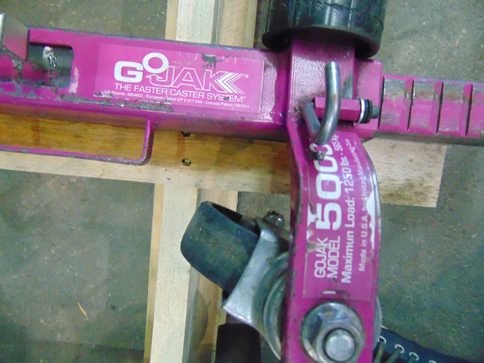 Set of 4 GoJak 5000 Vehicle Skates Autolift Manoeuvring Jacks - Image 3 of 4