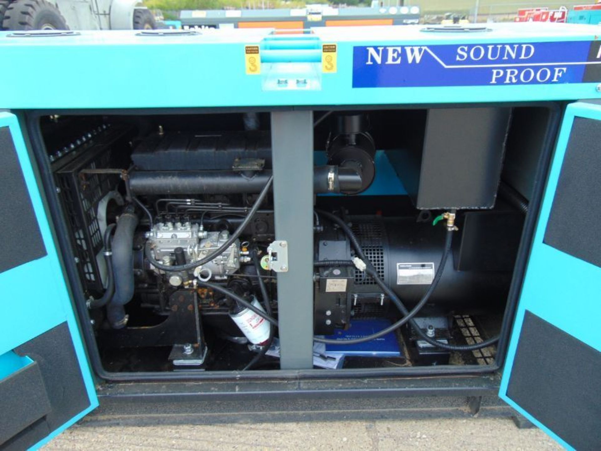 2022 UNISSUED 40 KVA 3 Phase Silent Diesel Generator Set - Image 9 of 16