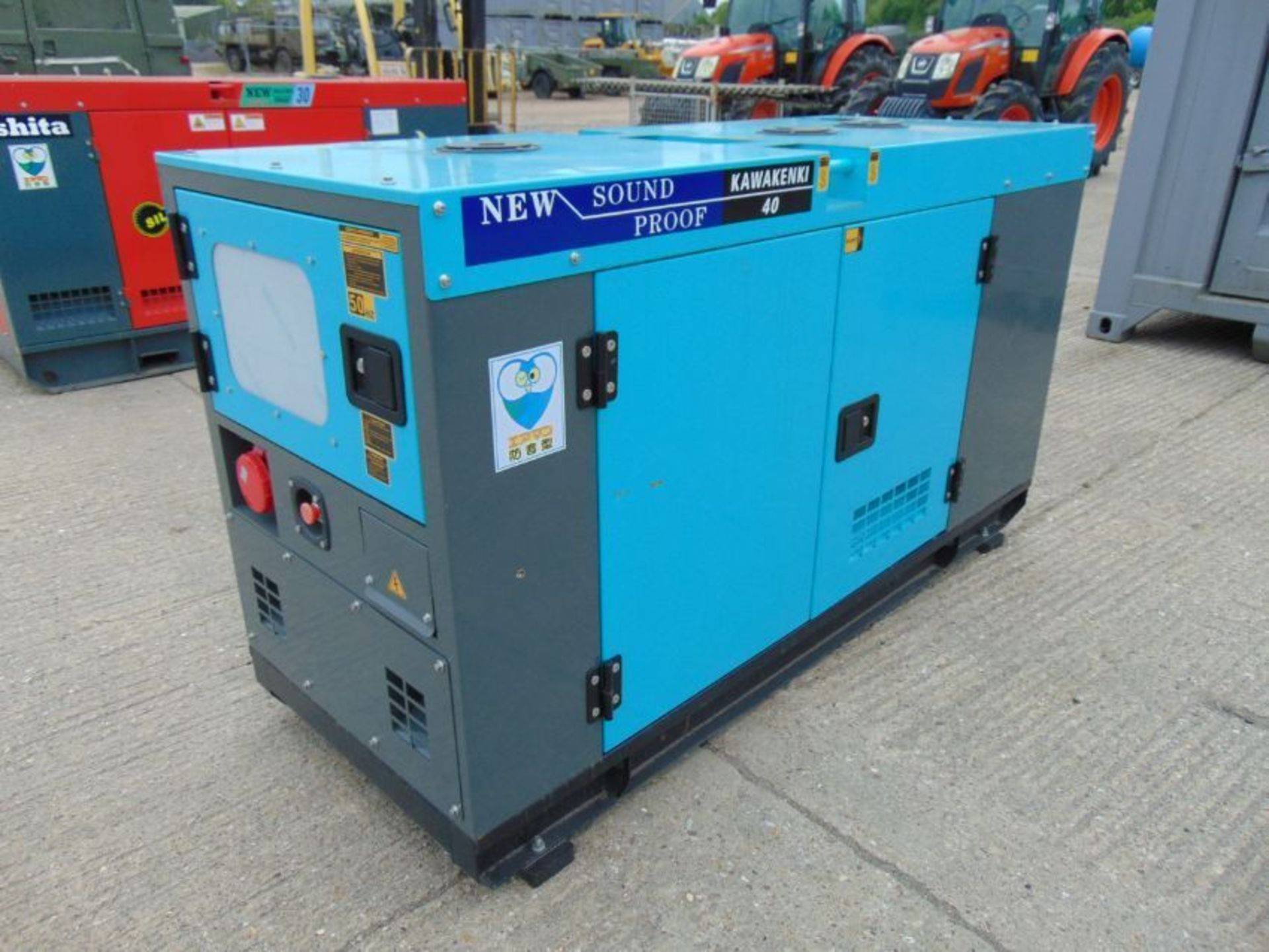 2022 UNISSUED 40 KVA 3 Phase Silent Diesel Generator Set - Image 5 of 16