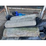 1 X STILLAGE (15,+) VEHICLE BOG MATS AND STRAPS MOSTLY UNISSUED BUT STORED.