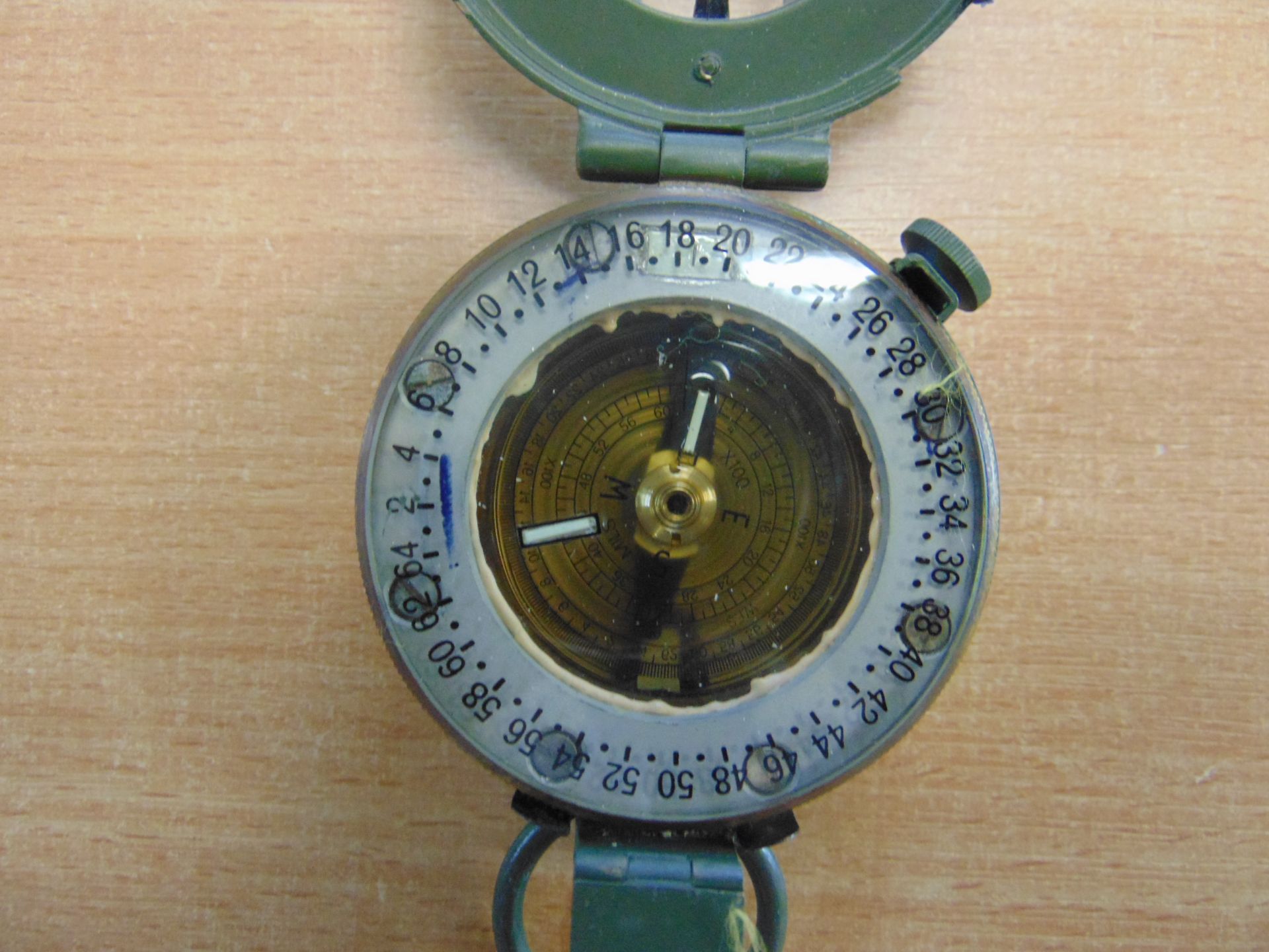 Stanley London British Army Brass Compass in Mils, Nato Marks - Image 2 of 4