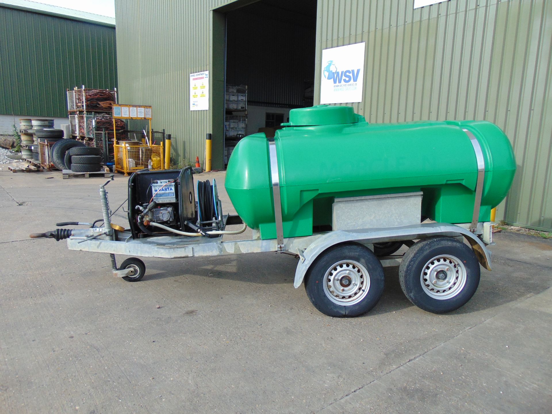 Morclean Trailer Mounted Pressure Washer with 2250 litre Water Tank and Yanmar Diesel Engine - Image 2 of 19