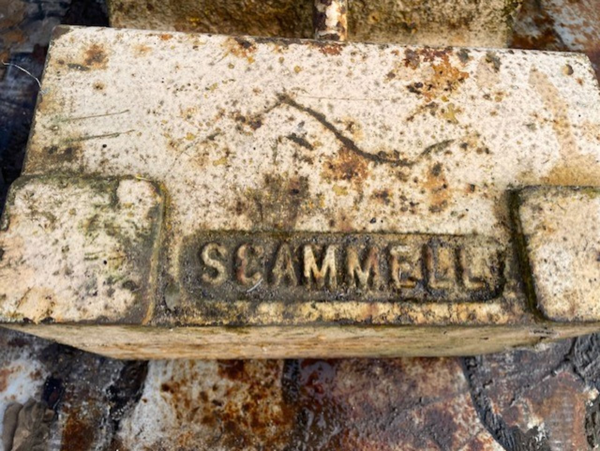 Very Rare and Unusual Scammell Vehicle Weight Block with name - Image 2 of 2