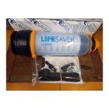 10 x Unissued Lifesaver 400UF ultra filtration water bottles