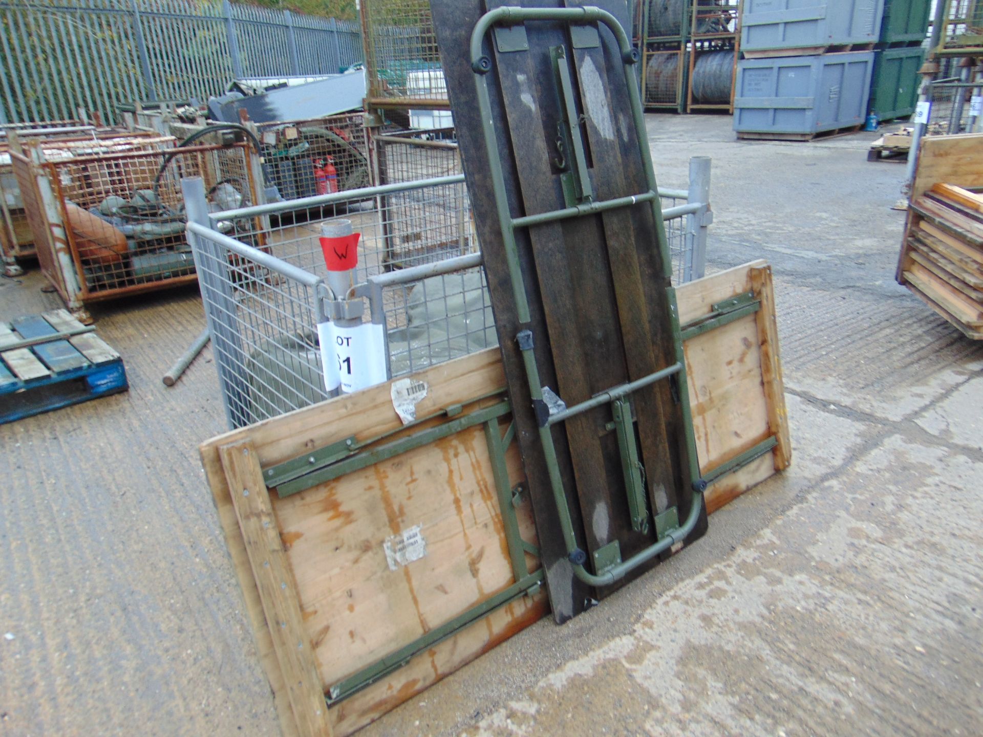 2x Standard British Army Tables