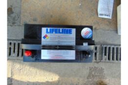 Red Flash Lifeline 12 Volt 100 A/H non Spillable battery Unissued