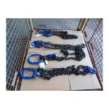 4 x New Unissued 10ft Lifting Chains C/W Labels