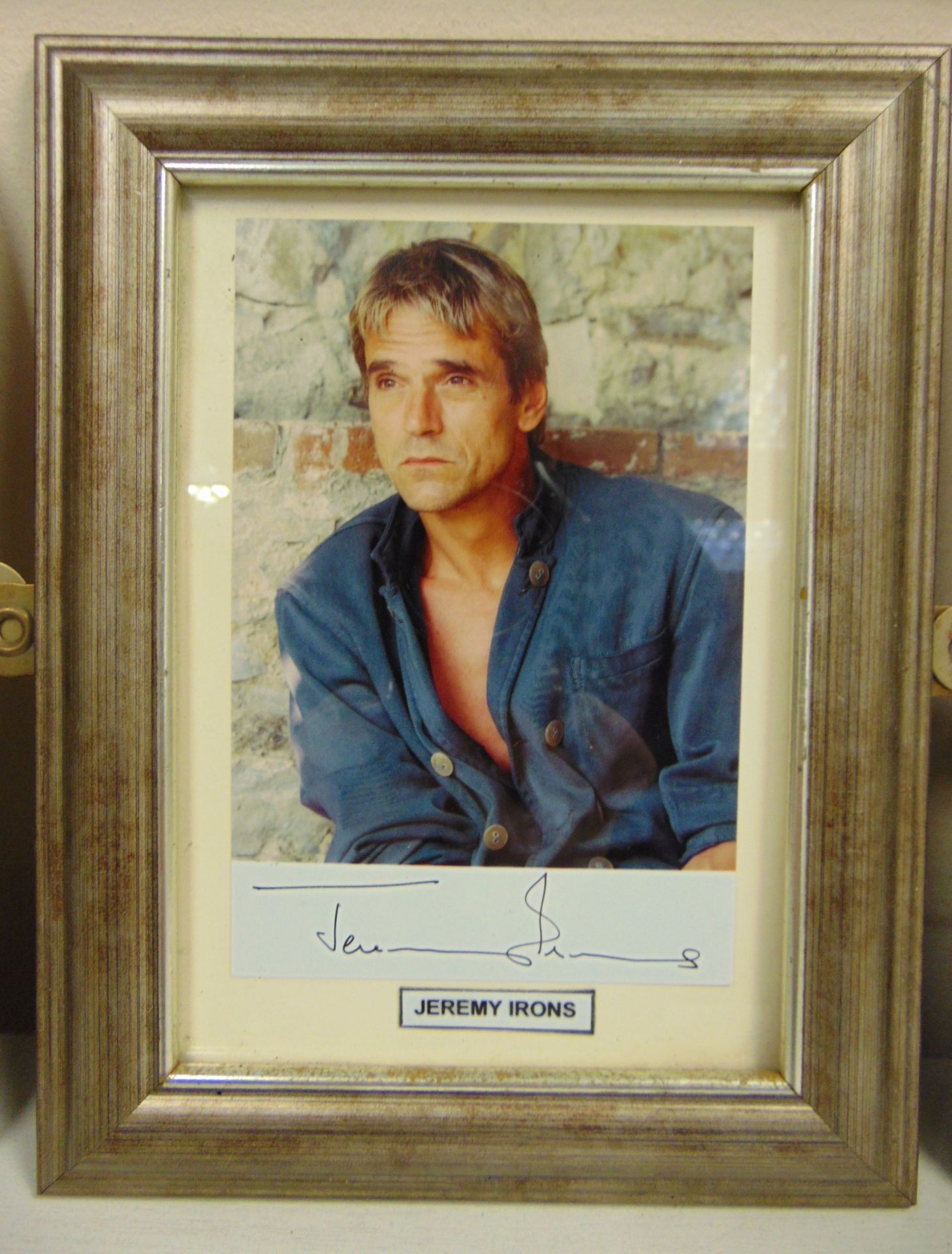 4 x Framed Photos W/ Signature inc Griff Rhys Jones, Gordon Whinstance, Jeremy Irons, Joe Pasquale - Image 3 of 5