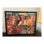 Very Rare Large Signed Framed Phots of the Eagles in Concert