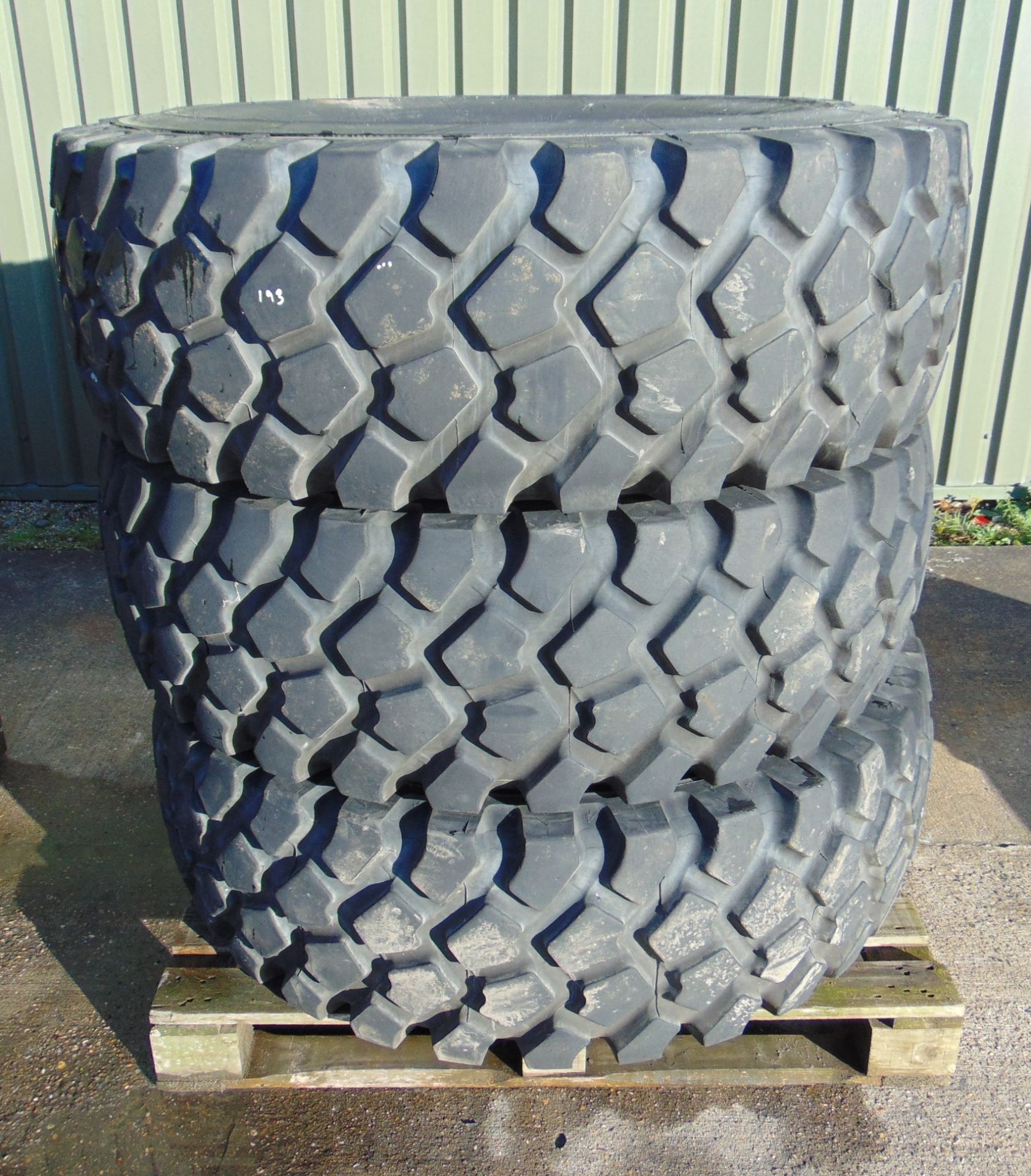 3 x Michelin XZL Tyres 16.00 R20