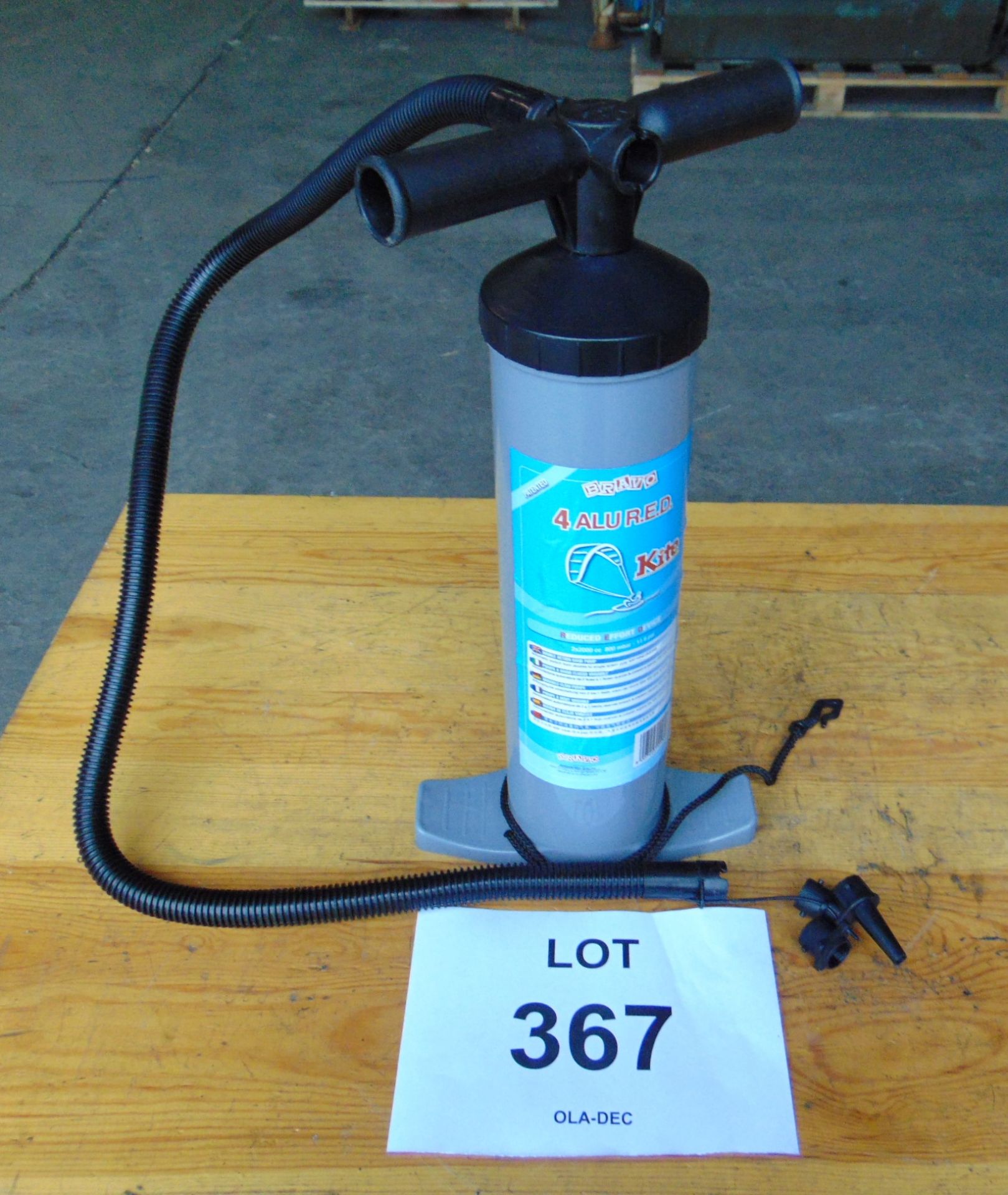 Unused Double Action Hand Pump - Inflate / Deflate