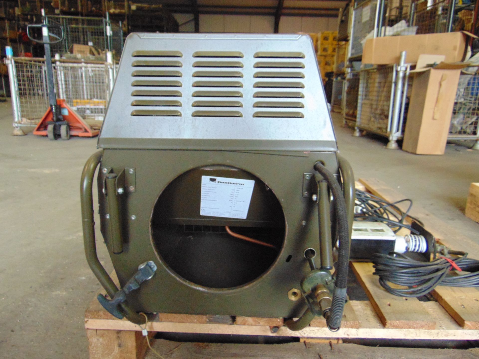 MOD Reserve Stock Dantherm VAM 15 portable workshop/building heater 240 volt c/w accessories - Image 5 of 14