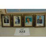 4 x Framed Photos W/ Signature inc Barry Cryer, Rory Bremner, Frank Skinner, Dale Winton