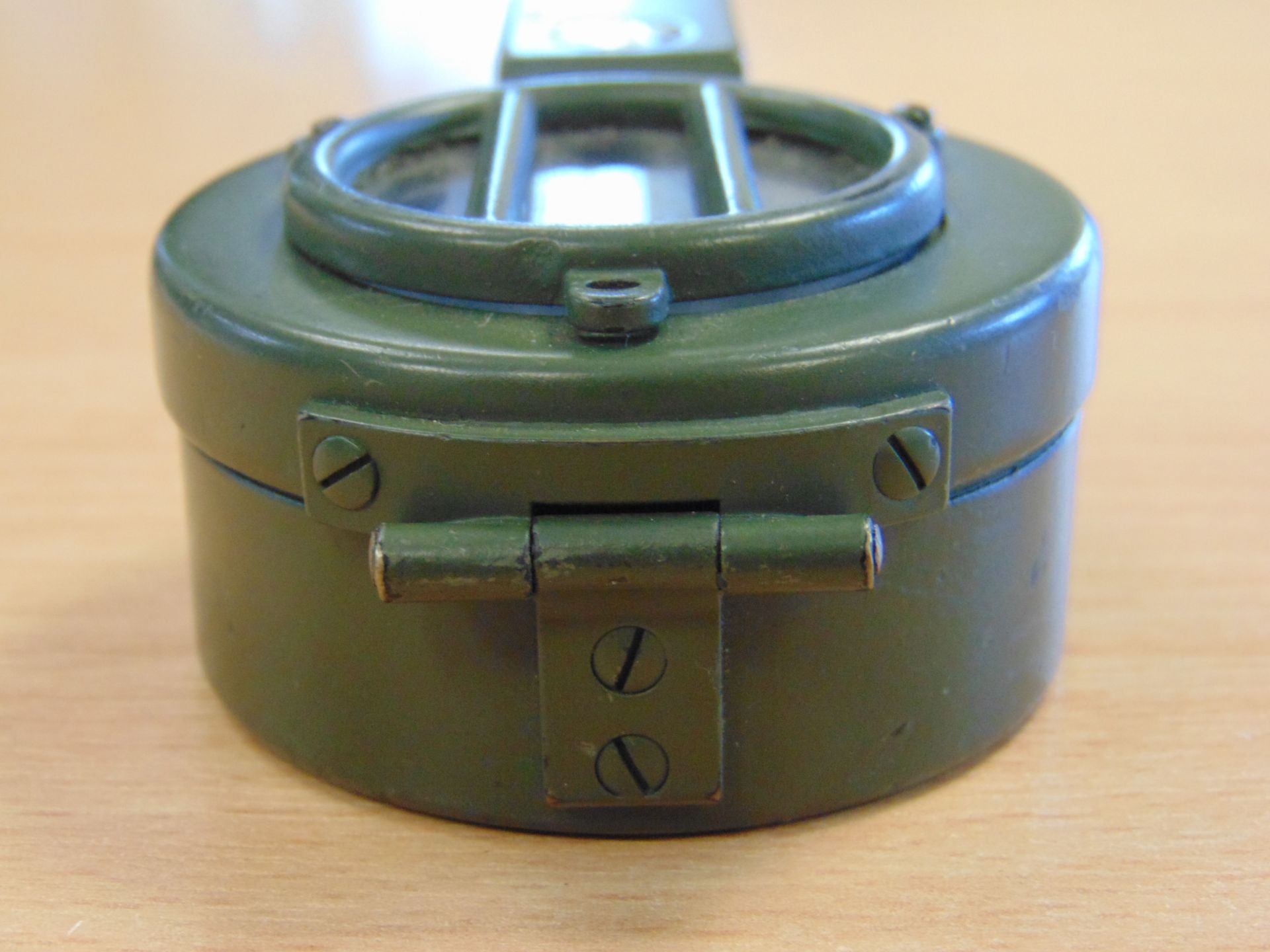 Francis Barker British Army Prismatic Compass in Mils - Image 10 of 13