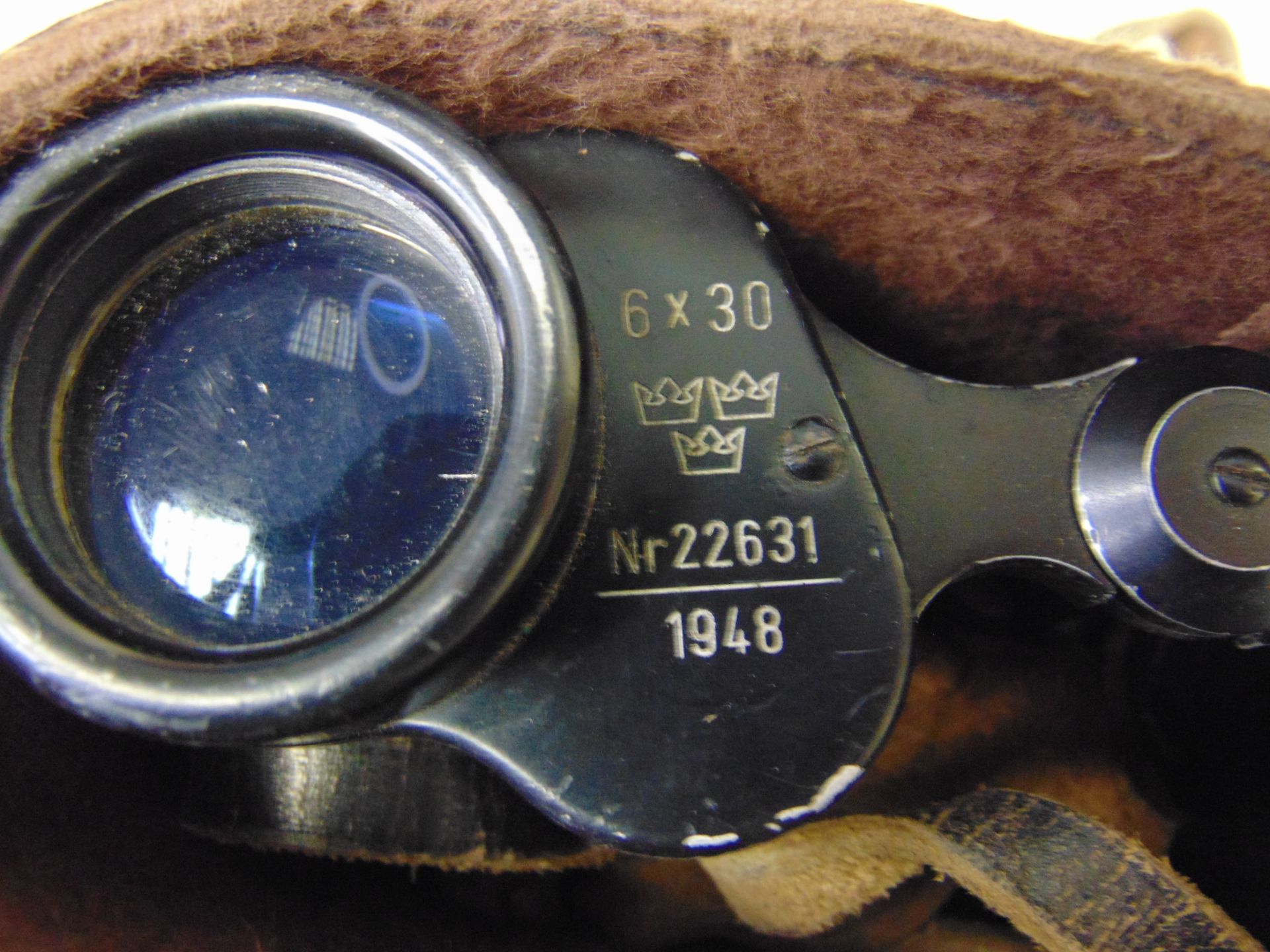 Nice Original Pair of NIFE 6 x 30 Binoculars in Original Leather Case - Image 9 of 11