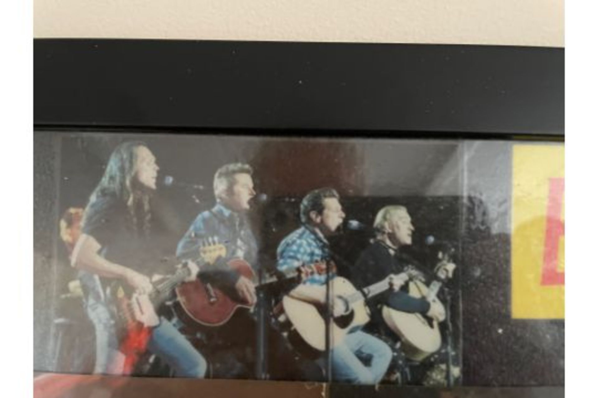 Very Rare Large Signed Framed Phots of the Eagles in Concert - Image 5 of 10