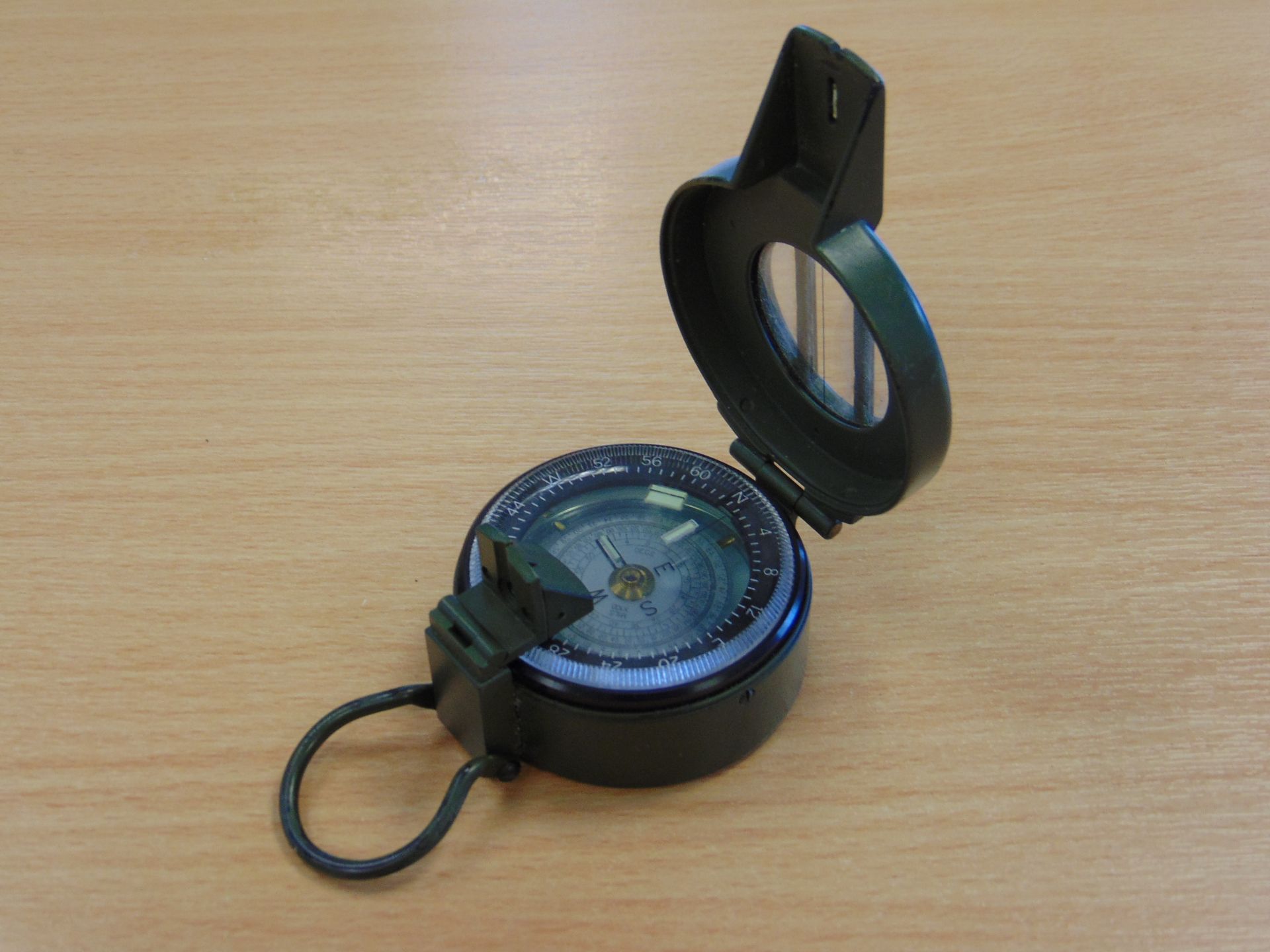 Francis Barker British Army Prismatic Compass in Mils - Image 7 of 13