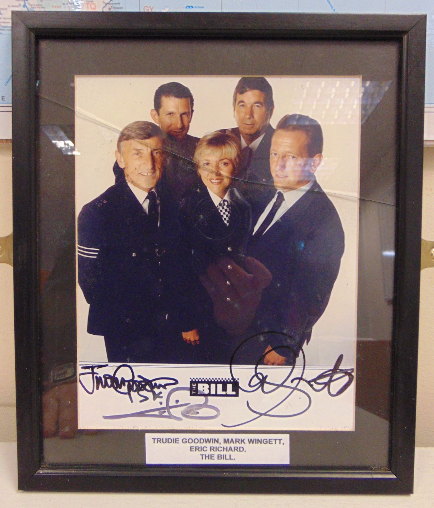 5 x Framed Photos W/ Signatures inc Depeche Mode, Dickie Valentine ect. - Image 4 of 9