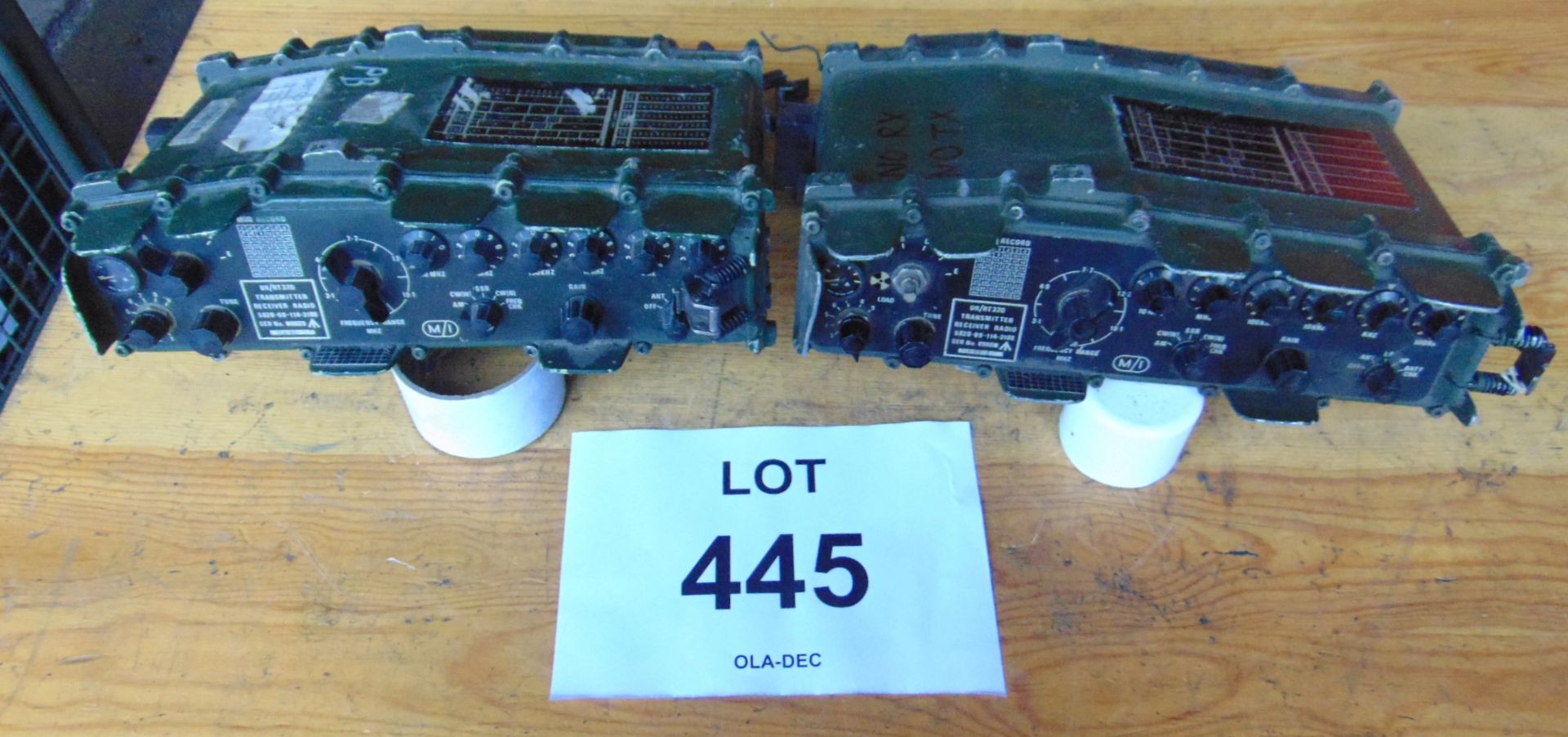 2 x Clansman UKRT 320 HF Transmitter Receivers
