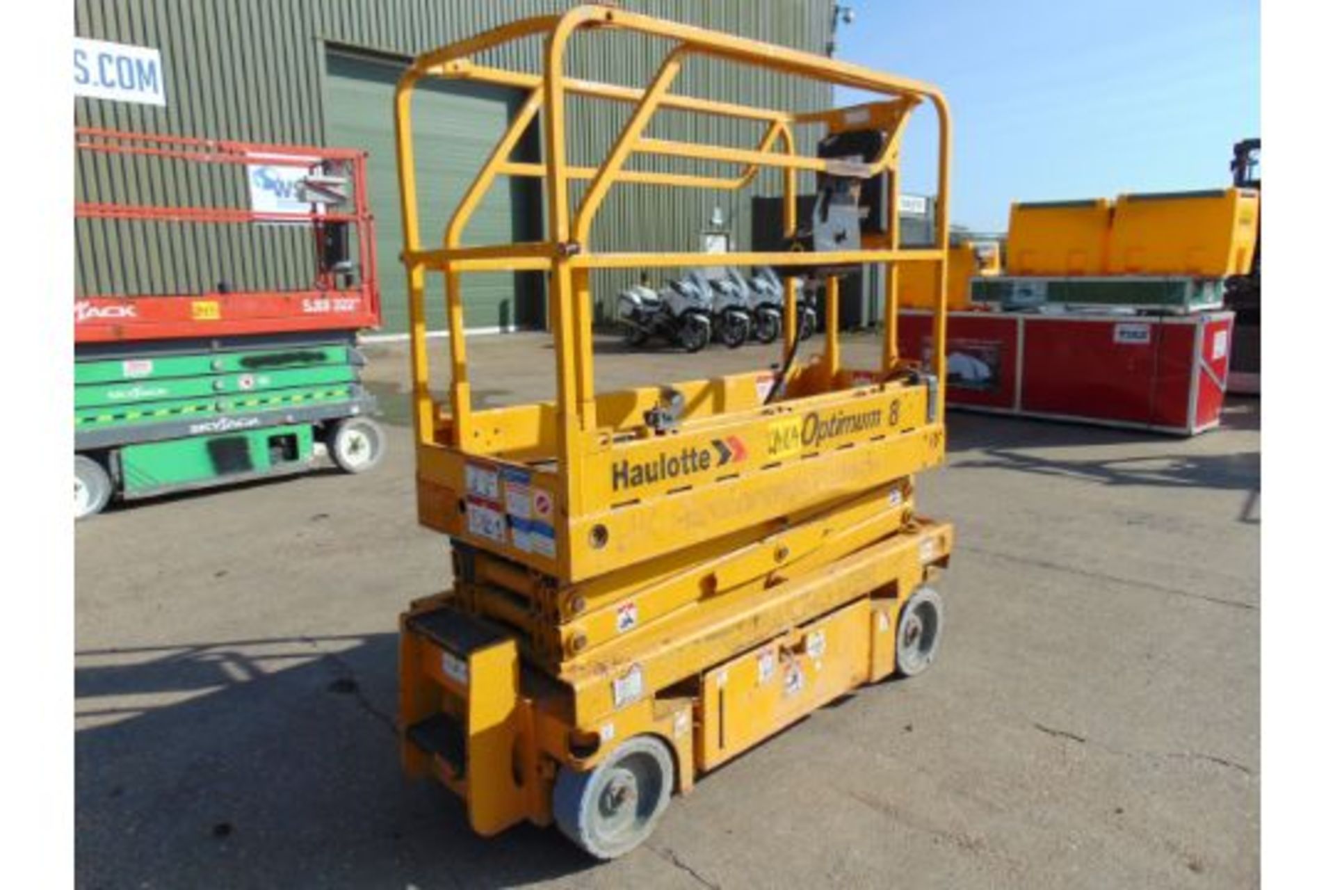Haulotte Optimin 8 Electric Scissor Lift Access Platform - Image 2 of 14
