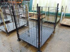 Steel Stacking Stillage with removeable sides and corner posts.