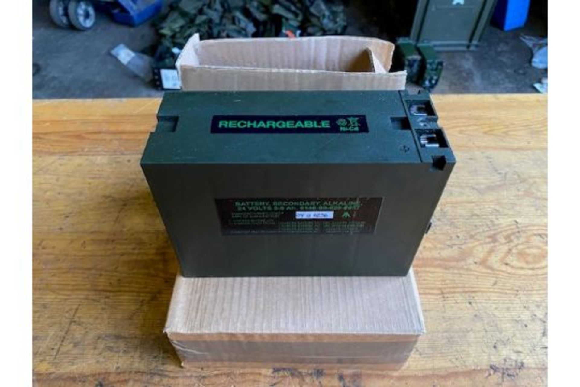 2 x New Unissued Clansman 24 Volt Rechargeable Radio Battery