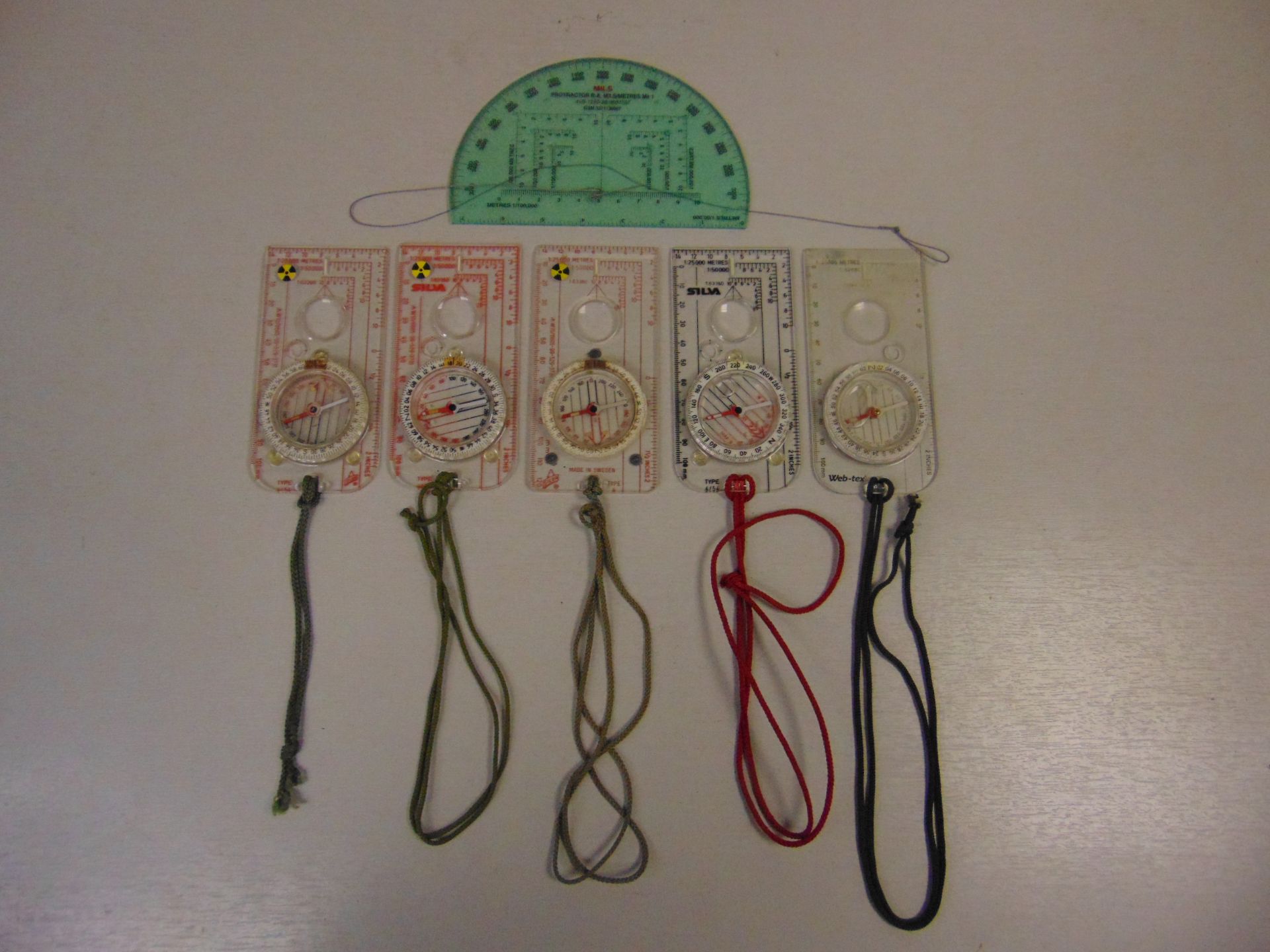 5 x Silva Type 4 Compass & Protractor RA MK1 - Image 2 of 7