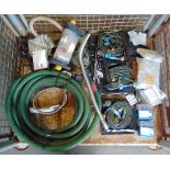 Assortment of Hoses, Test Kits, Fittings ect